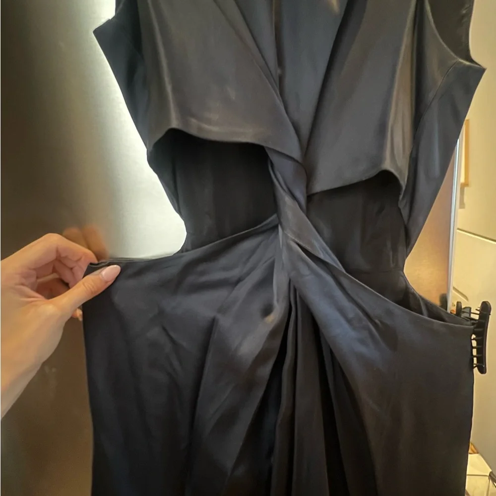 AMUR Inara Knot Cutout Midi Dress size 6 - Picture 2 of 13